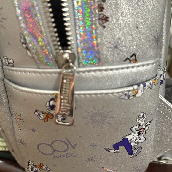 Loungefly Mickey Mouse and Friends Disney 100 Mini Backpack NWOT - Picture 5 of 7